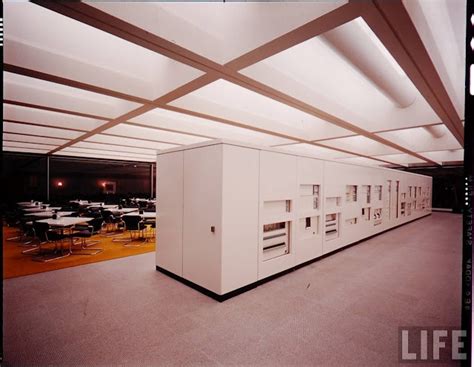 mid century mainframe computer office building architecture