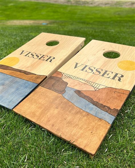 Snake River Canyon Cornhole Boards | General Finishes Design Center