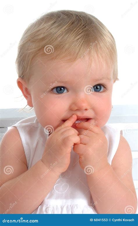 Toddler Girl Standing On Fence Royalty-Free Stock Image | CartoonDealer ...