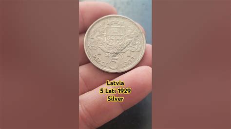latvia  lati  silver coin collection youtube