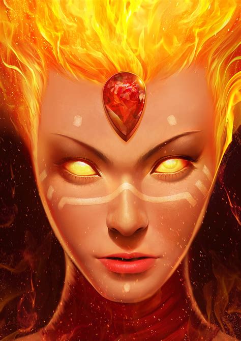 Online crop | HD wallpaper: Dota, DotA 2, Lina (DotA 2) | Wallpaper Flare