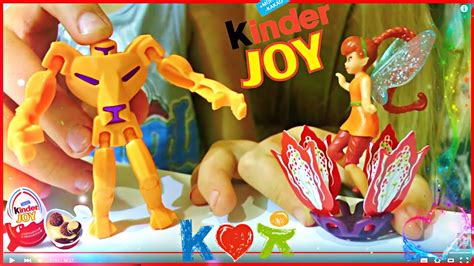 Киндер Джой, видео с открытием игрушек для девочек и мальчиков Kinder ...