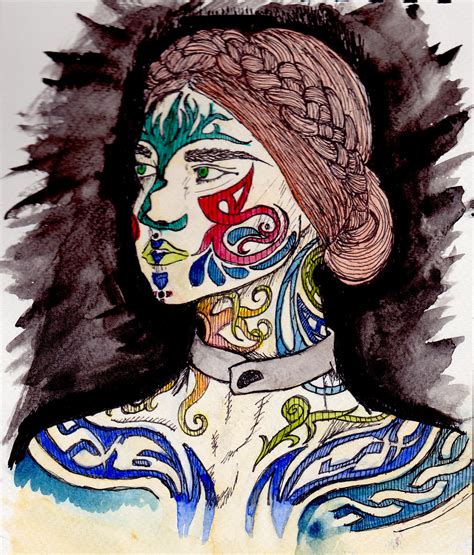 Tatted Lady by falconcrow on DeviantArt