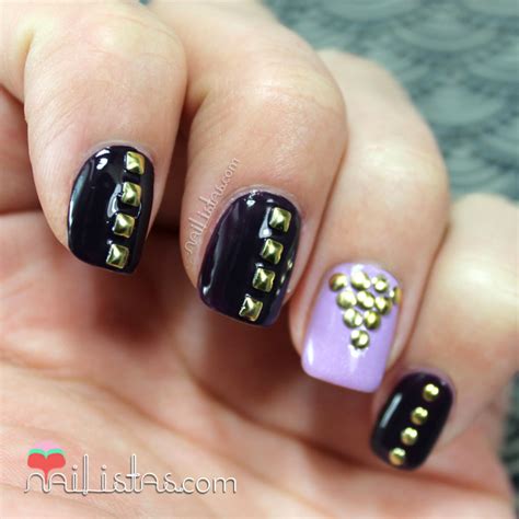 Uñas decoradas con piedras sencillas - Imagui