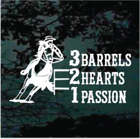 Barrel Racing Memorial Decals | Decal Junky