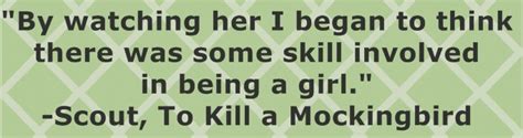 To Kill A Mockingbird Scout Quotes. QuotesGram