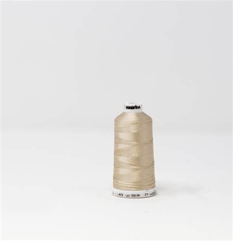 #911-1149 1,100 yard spool of #40 weight Tusk Beige Rayon machine ...