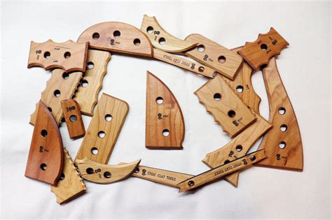 Stoic Clay Tools - Original Handcrafted Wood Ribs for Pottery