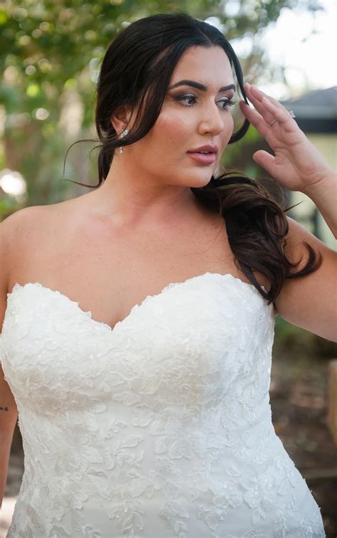 Plus Size Wedding Dresses Lace Jacket at Patricia Logan blog