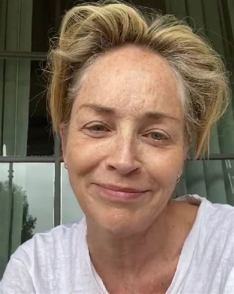 Sharon Stone No Makeup