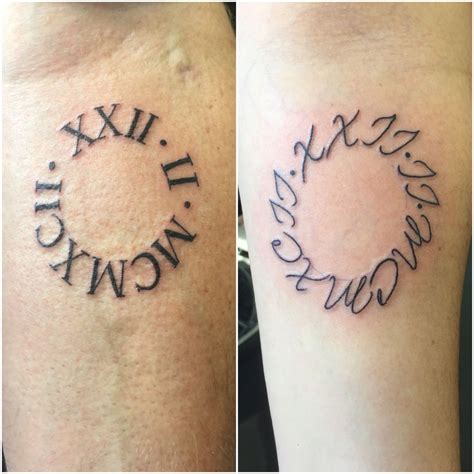 Дата римскими цифрами тату - inkedink.ru