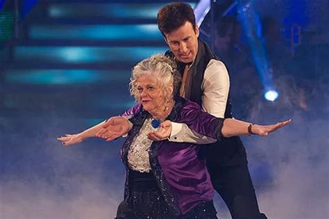 ann widdecombe wears  trousers  strictly mirror