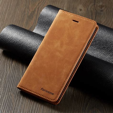 Роскошный кожаный чехол-книжка для телефона Samsung Galaxy A6 A7 A8 ...