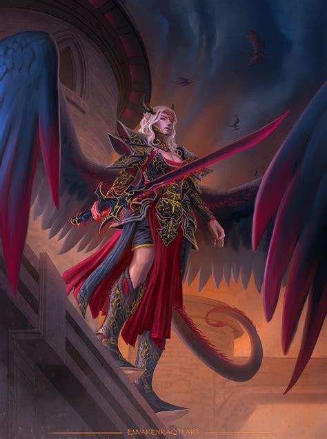 Winged Goddess by EnvakEnkaqti on DeviantArt