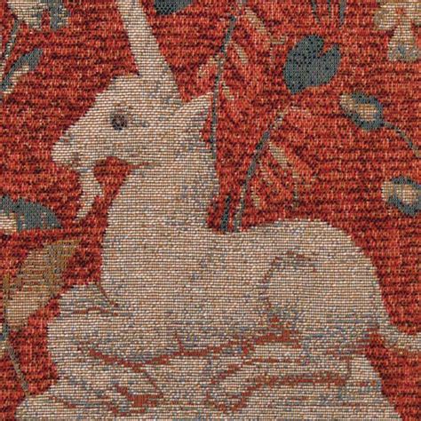 Unicorn - Unicorn series - Tapestry cushions - Mille Fleurs Tapestries