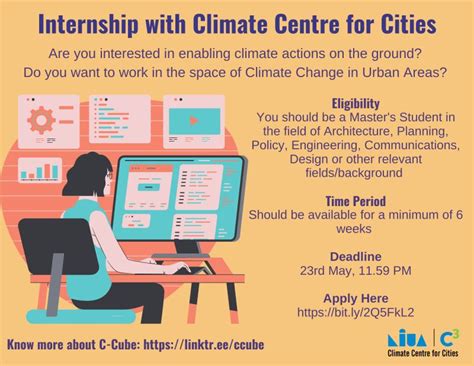 Climate Centre for Cities (C-CUBE) on LinkedIn: #internship # ...