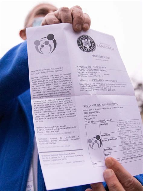 Cum arată Adeverința de vaccinare anti-Covid | FOTO : Europa FM