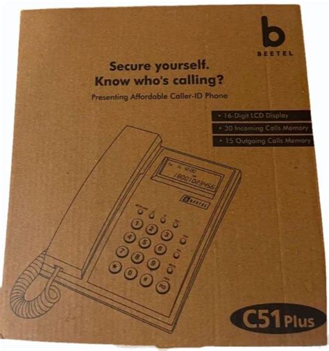Beetel C51Plus Betel Landline Phone, For Hotel,Office at ₹ 730/piece in ...