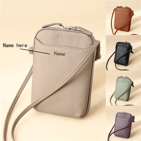 Women Leather Crossbody Phone Bags Small Shoulder Bags Lady Handbag ...