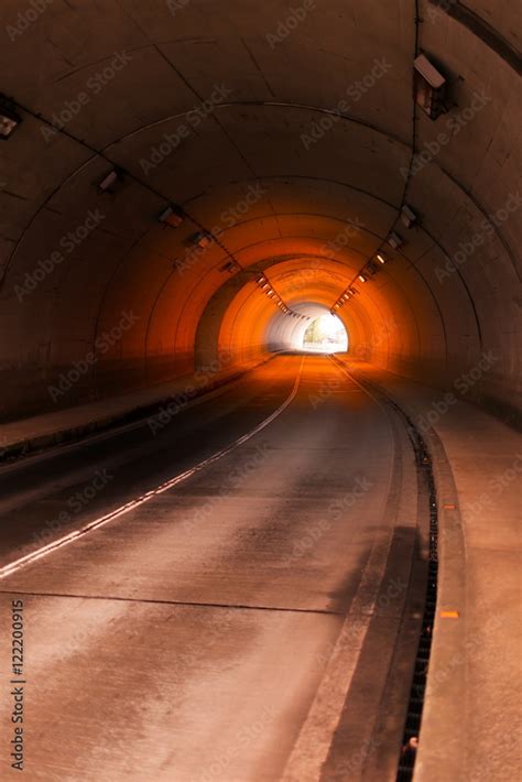 road tunnel  oasumi village located  yamanakako yamanashi japan