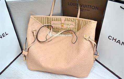 СУМКА LOUIS VUITTON NEVERFULL ЛУИ ВИТОН пудра: продажа, цена в Одессе ...