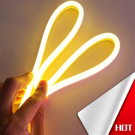 DC 12V Гибкая светодиодная лента неоновая лента SMD 2835 Мягкая Веревка ...