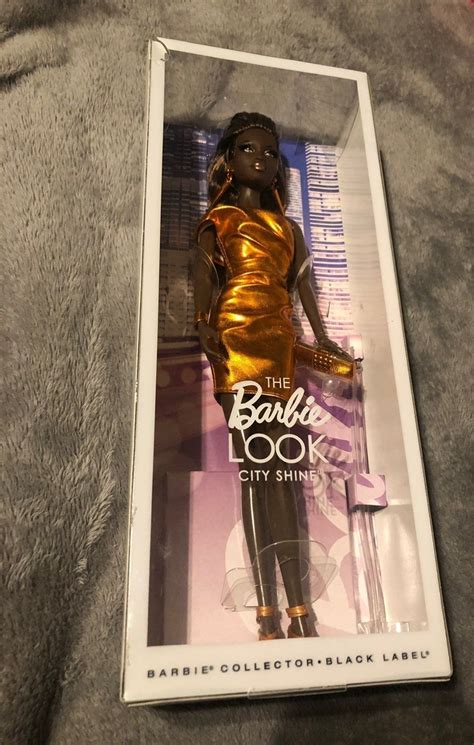 The LOOK City Shine Barbie in Bronze on Mercari | Bronze dress, Barbie ...
