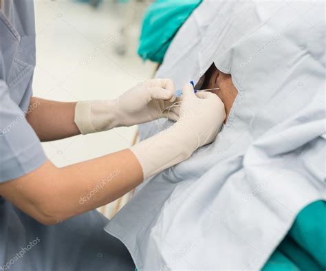 Epidural analgesia — Stock Photo © chanawit #54391543