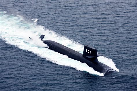 Sōryū-class, Japan's first air-independent propulsion submarine. The