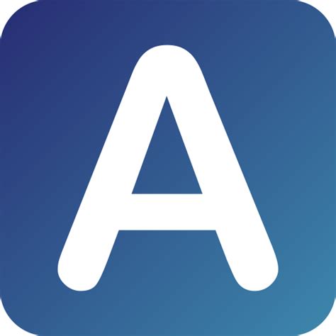Letter A Generic Flat Gradient icon