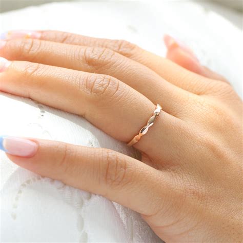 gold simple wedding rings 9