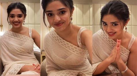 krithi shetty super fun interaction   fans krithi shetty