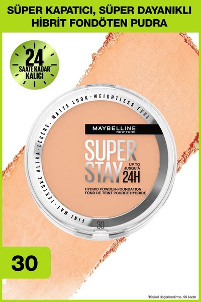 Гибридная пудра Maybelline New York Superstay-основа - 30 - купить с ...