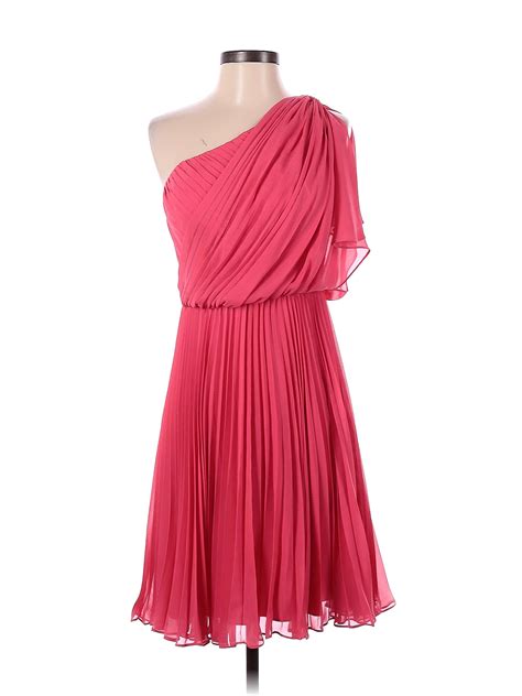 Miss Sixty 100% Polyester Solid Pink Cocktail Dress Size 2 - 75% off