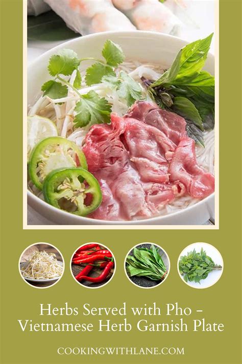 All about the herbs on the garnish plate for Vietnamese Pho
