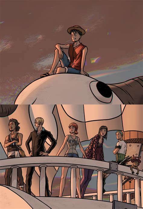 ONE PIECE: Leaving Skypiea | Fanart :: Behance