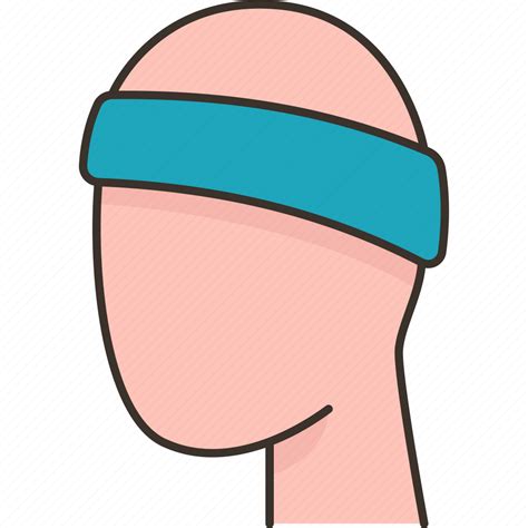 Hairband, exercise, sweatband, head, sport icon - Download on Iconfinder