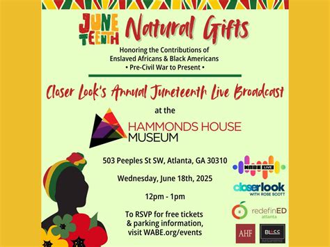 Jun 18 | Closer Look with Rose Scott LIVE Juneteenth Broadcast at