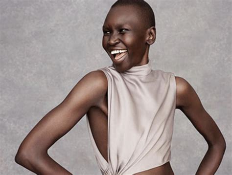 Because of them we can: Alek Wek - Melan Magazine