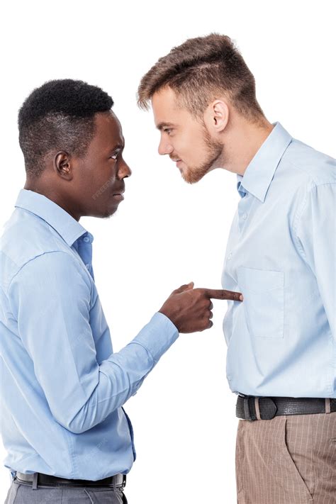 Premium Photo | Two businessman arguing