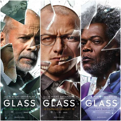 glass character posters shatter  super heroes