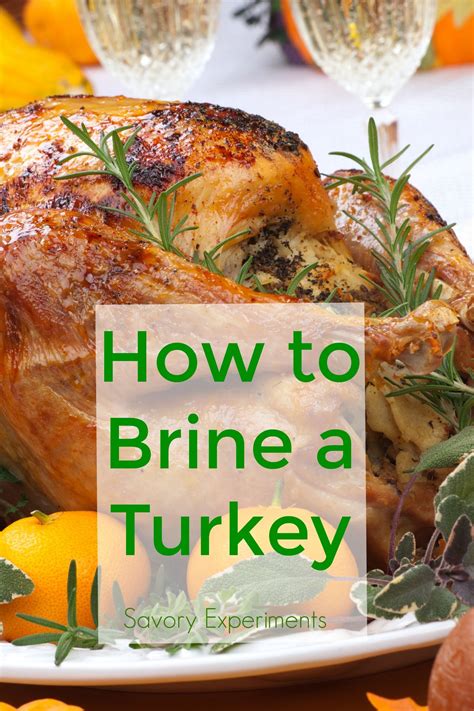 How to Brine a Turkey- a step-by-step guide for bringing turkey and a