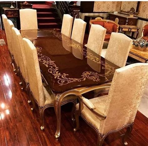 Lemar Dinning Chairs and Table Set - Rose Wood Furniture