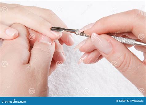 Manicure stock afbeelding. Image of menselijk, gezondheid - 17295149