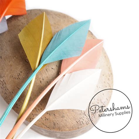 Arrowhead Turkey Quill Feather – Petershams Millinery Supplies