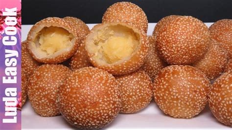 Новый Десерт СУПЕР ПОНЧИКИ китайская (вьетнамская) кухня - Sesame Balls ...