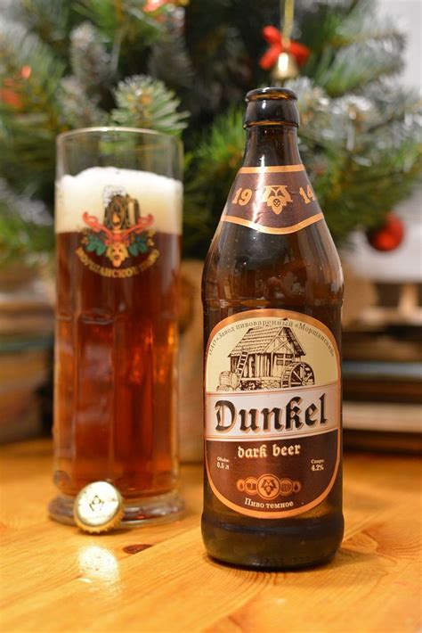Моршанское Dunkel в 2024 г | Пивная бутылка, Пивоварение, Пиво