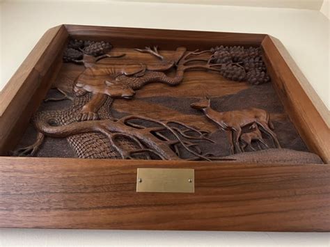 grandpa handcarved       years   helped