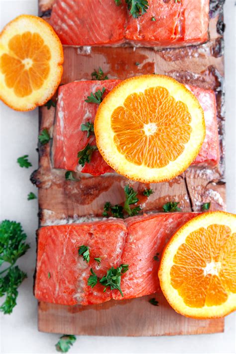 Bourbon Glazed Salmon Grilled on a Cedar Plank - BBQing with the Nolands
