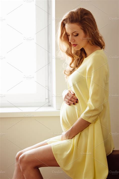 beautiful pregnant girl | High-Quality People Images ~ Creative Market
